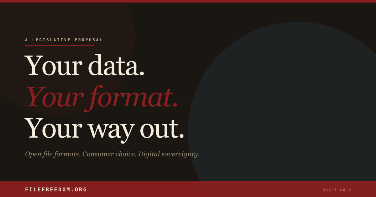 The File Format Interoperability Act